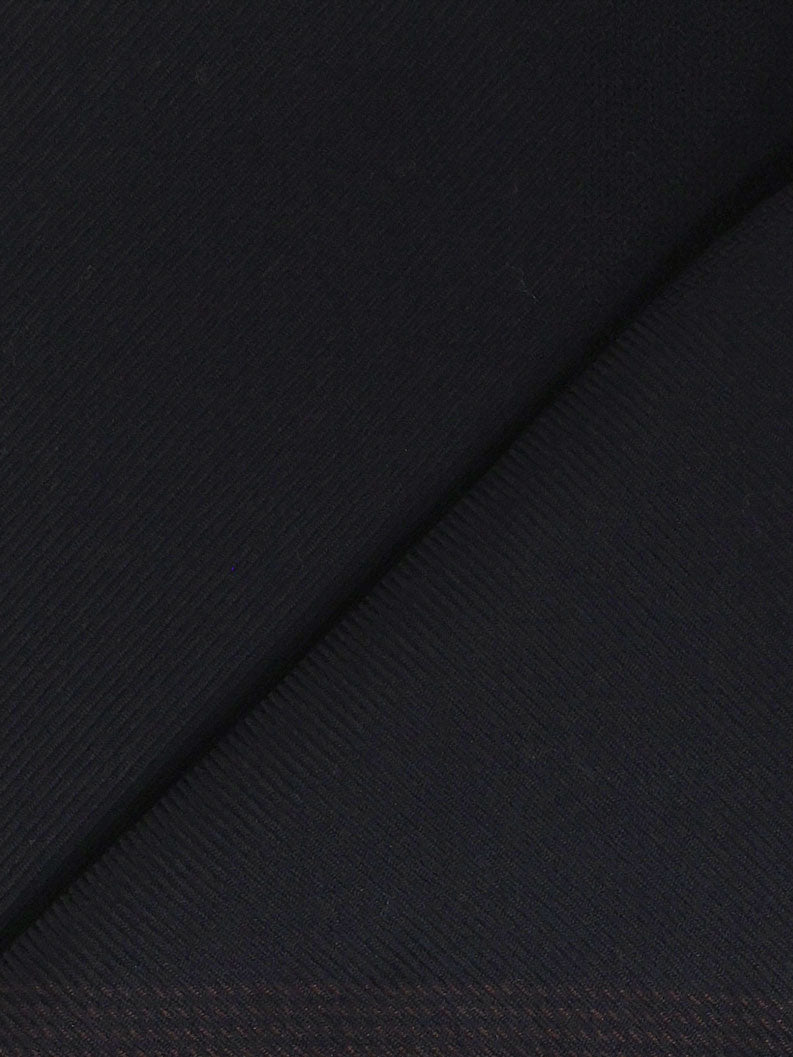 Fay Scarfs Black Pure Wool