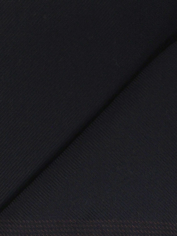 Fay Scarfs Black Pure Wool