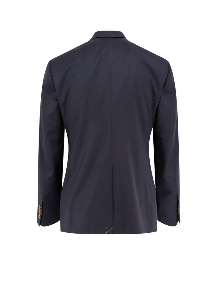 Dolce & Gabbana Clothing Blue Lana Vergine Elastan