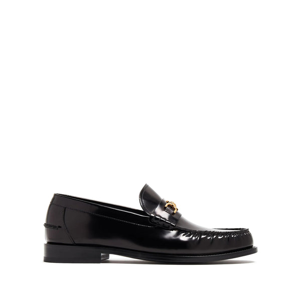 Loafers Medusa 95 Black Calf Leather