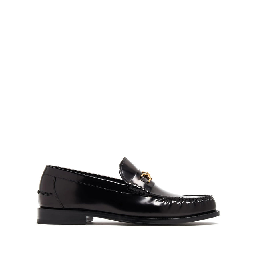Loafers Medusa 95 Black Calf Leather