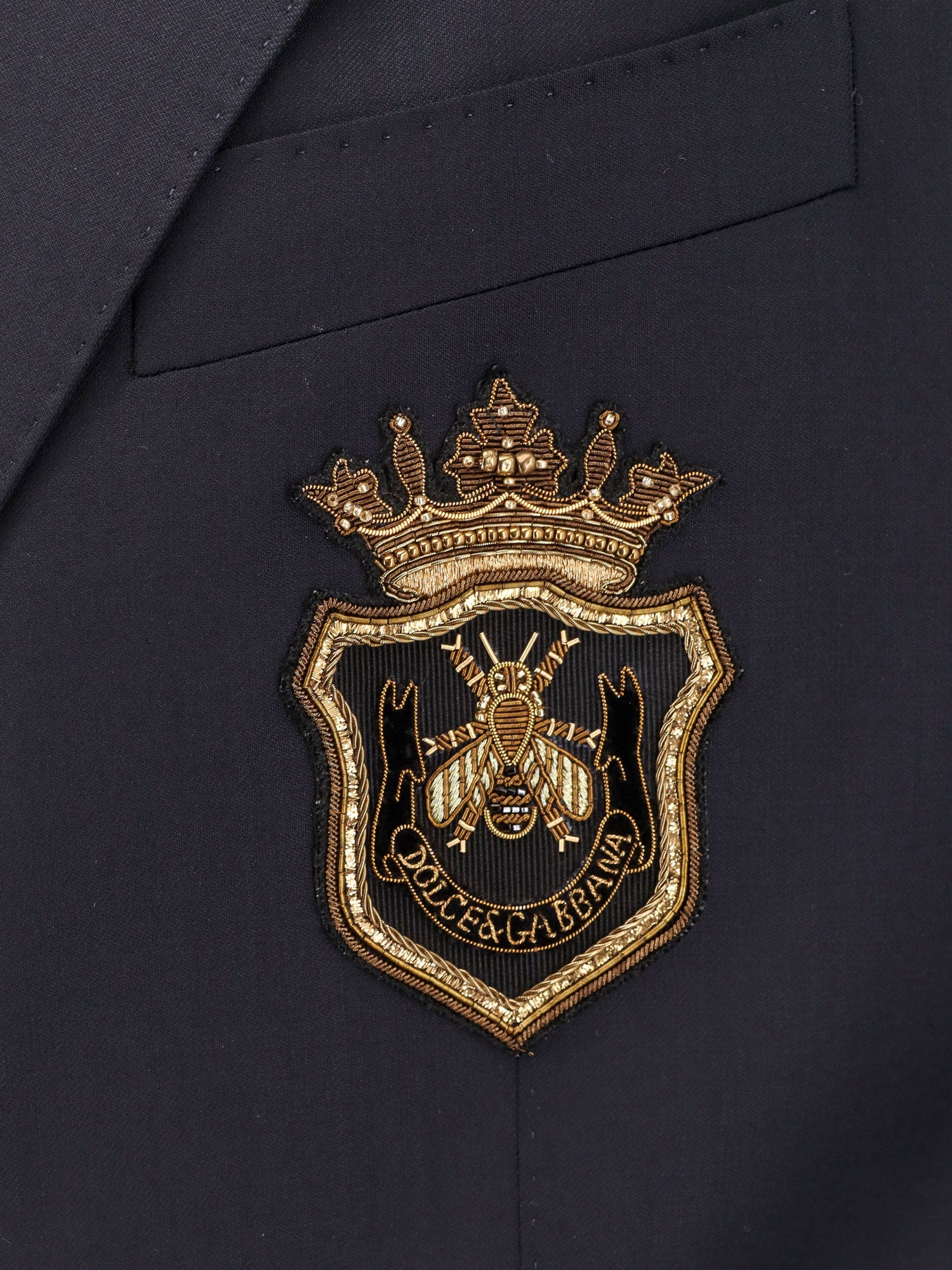 Dolce & Gabbana Clothing Blue Lana Vergine Elastan