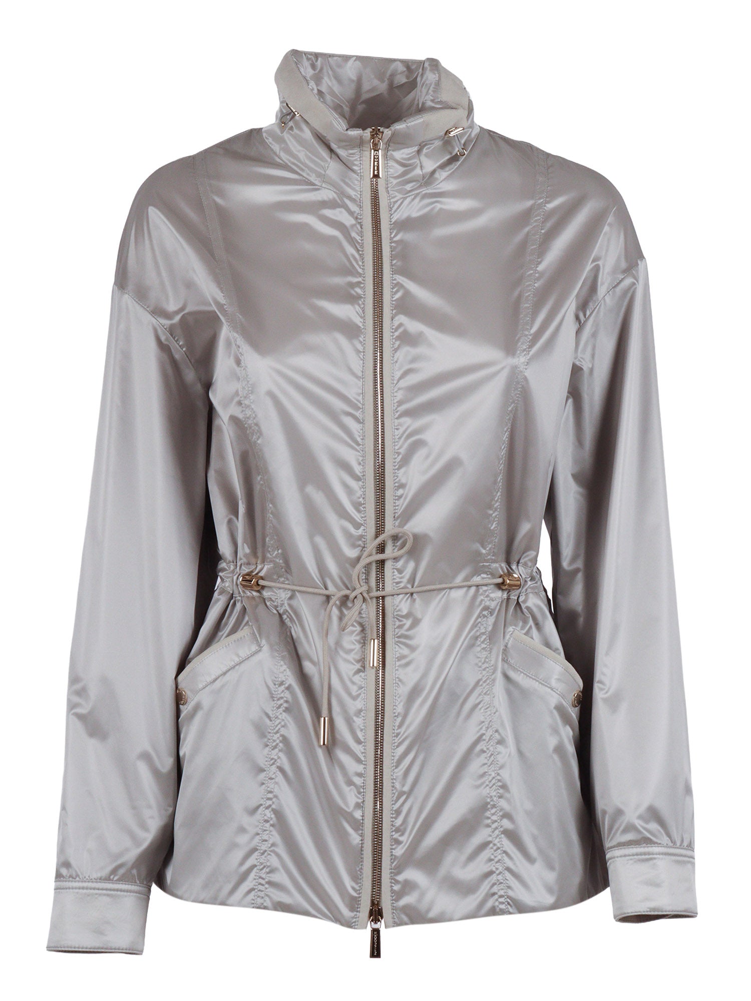 EOLIA-HC JACKET Grey Polyester Coat