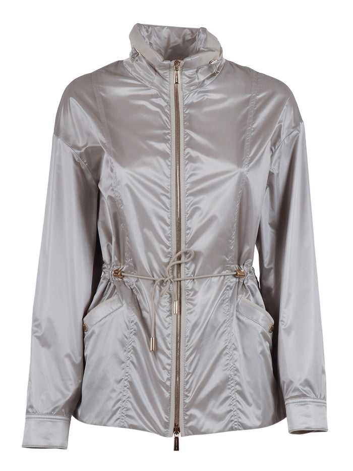 EOLIA-HC JACKET Grey Polyester Coat