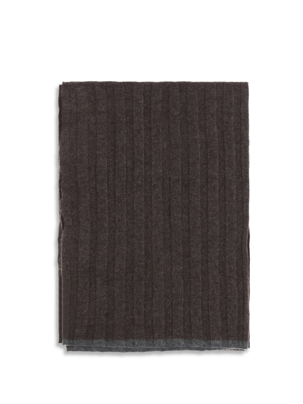 Brunello Cucinelli 100% Kashmir/Capra Hircus scarf in brown