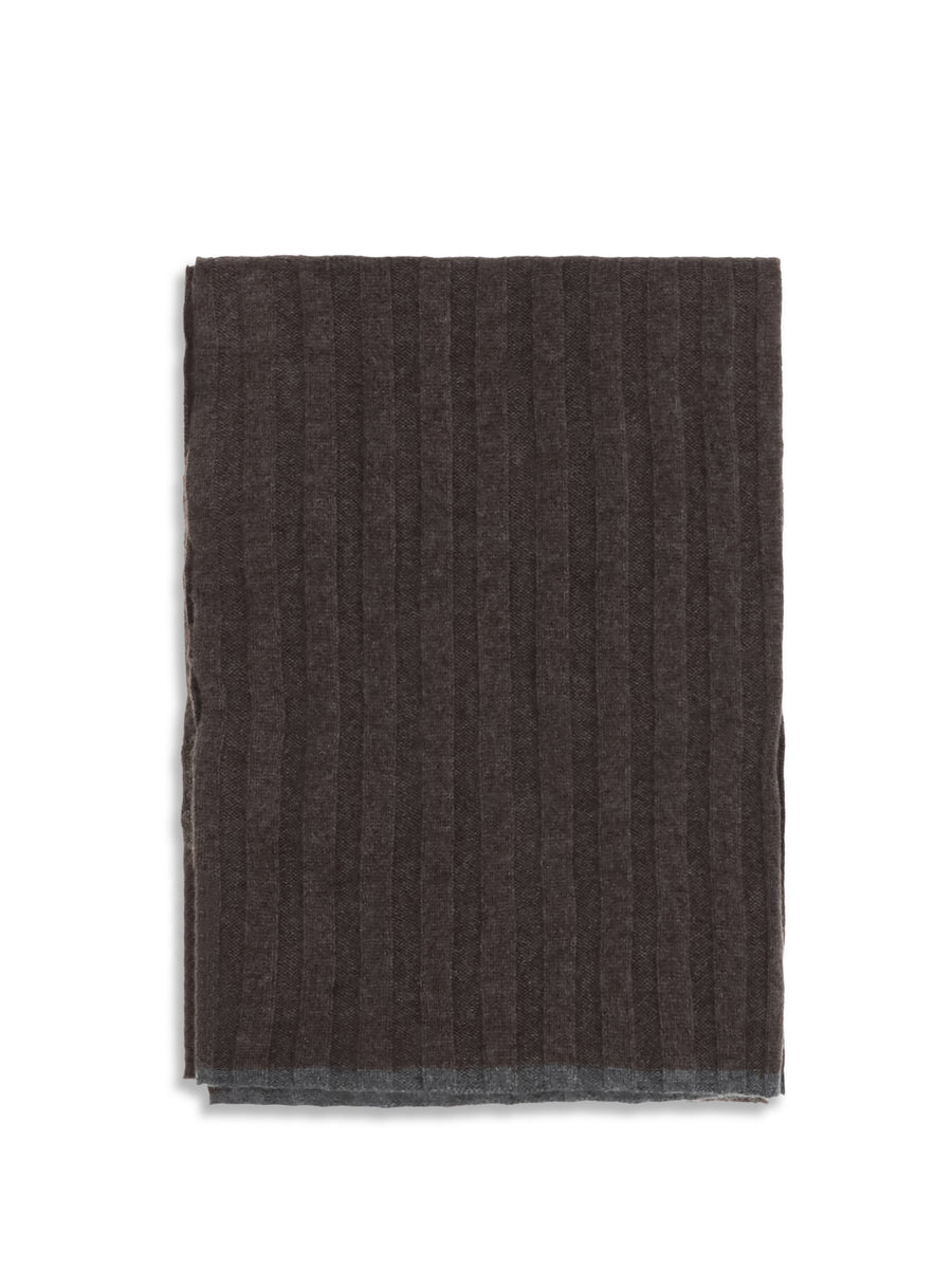 Brunello Cucinelli 100% Kashmir/Capra Hircus scarf in brown