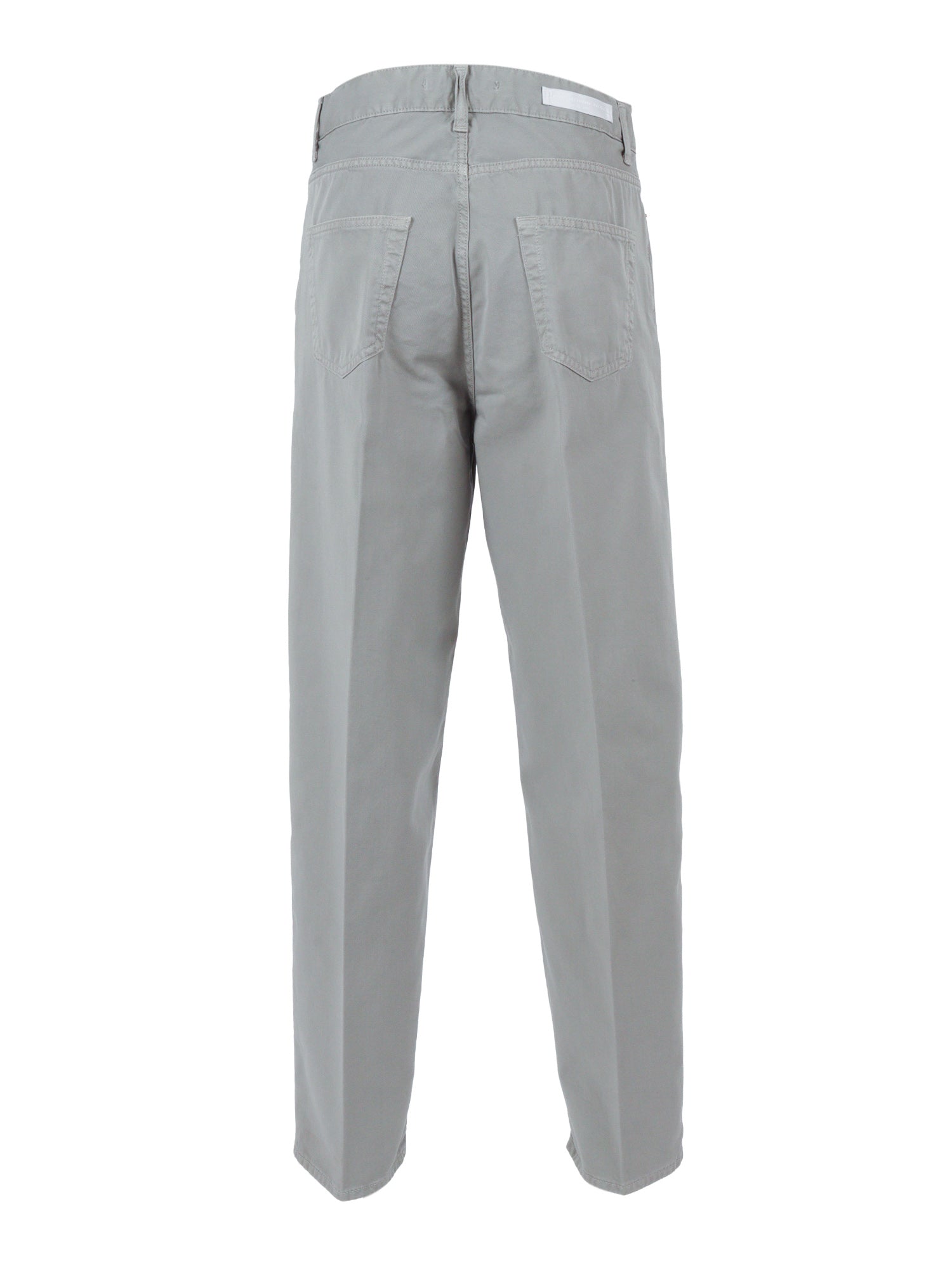 TROUSERS Grey Cotton Pant