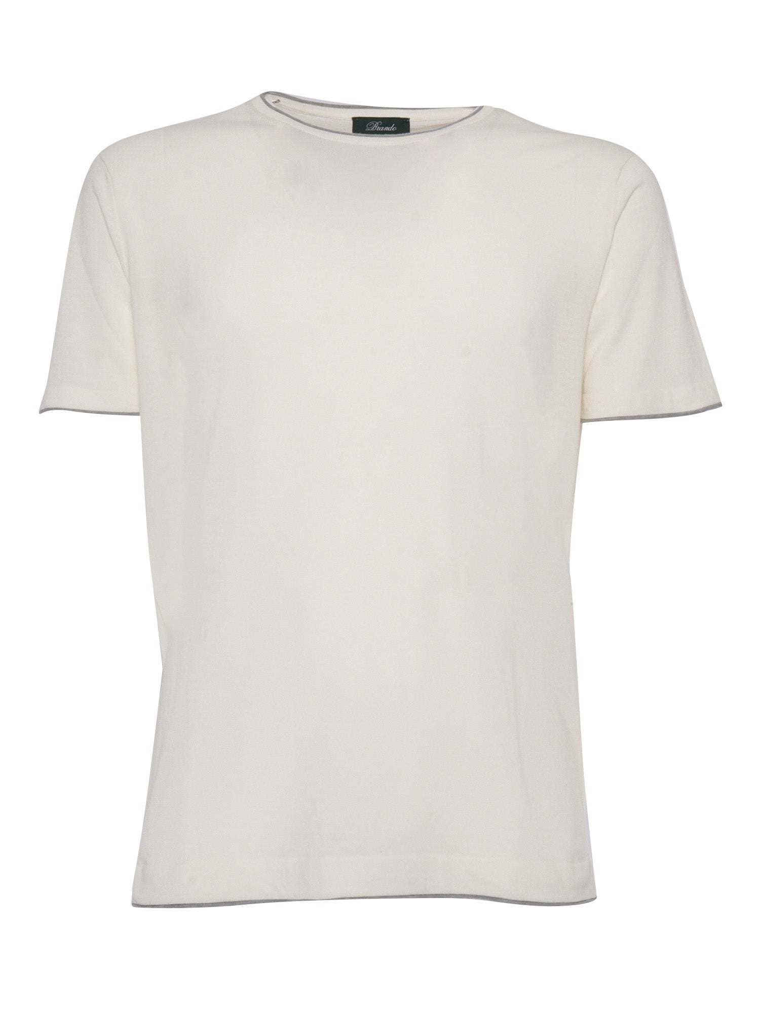 Gray revo t-shirt White Cotton Crewneck