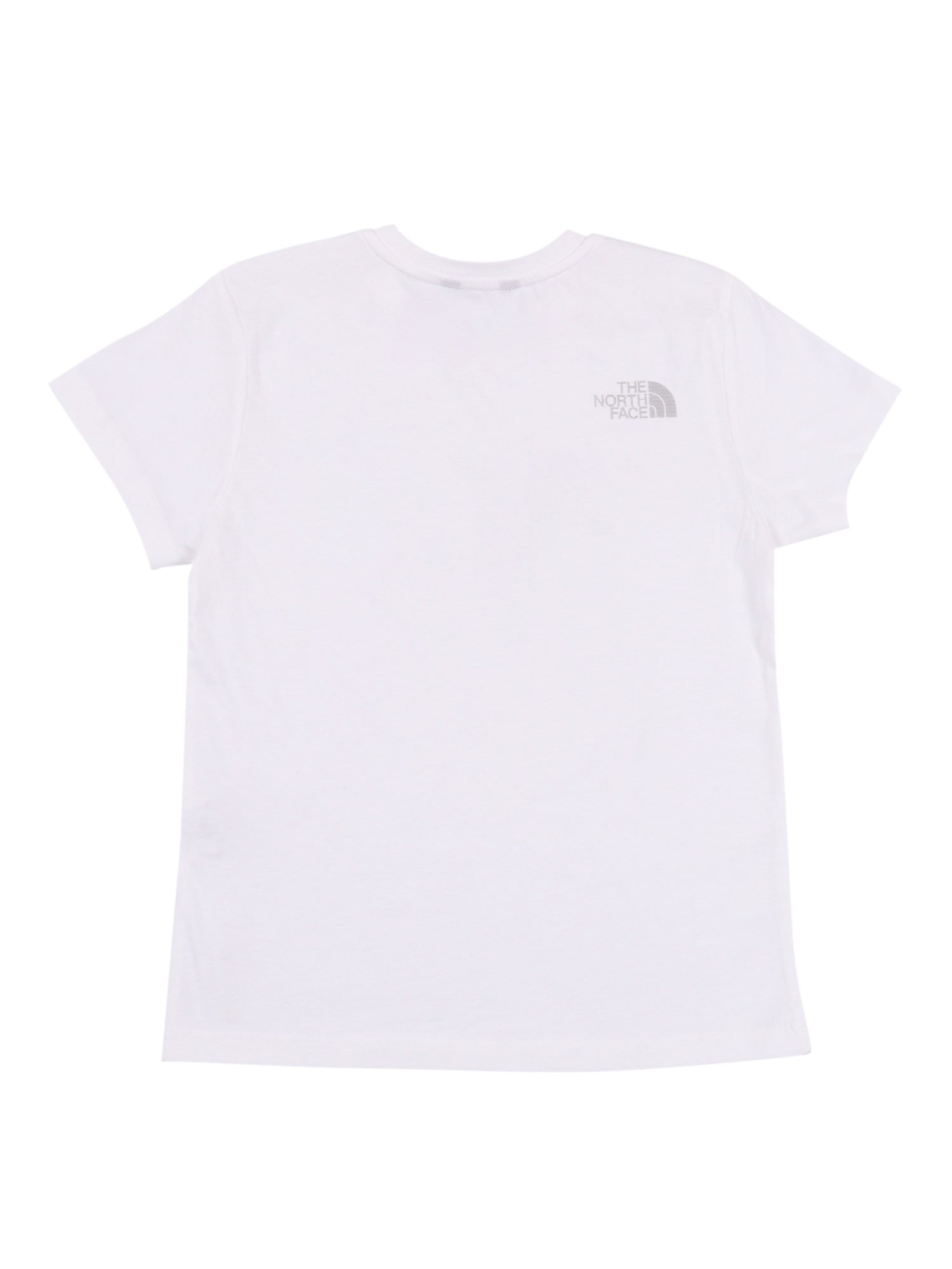 B Reflective Logo Relaxed Ss Tee Tnf White Cotton Short Sleeves T-shirt