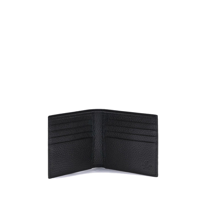 Valentino Garavani Bifold Rockstud Wallet Black Leather