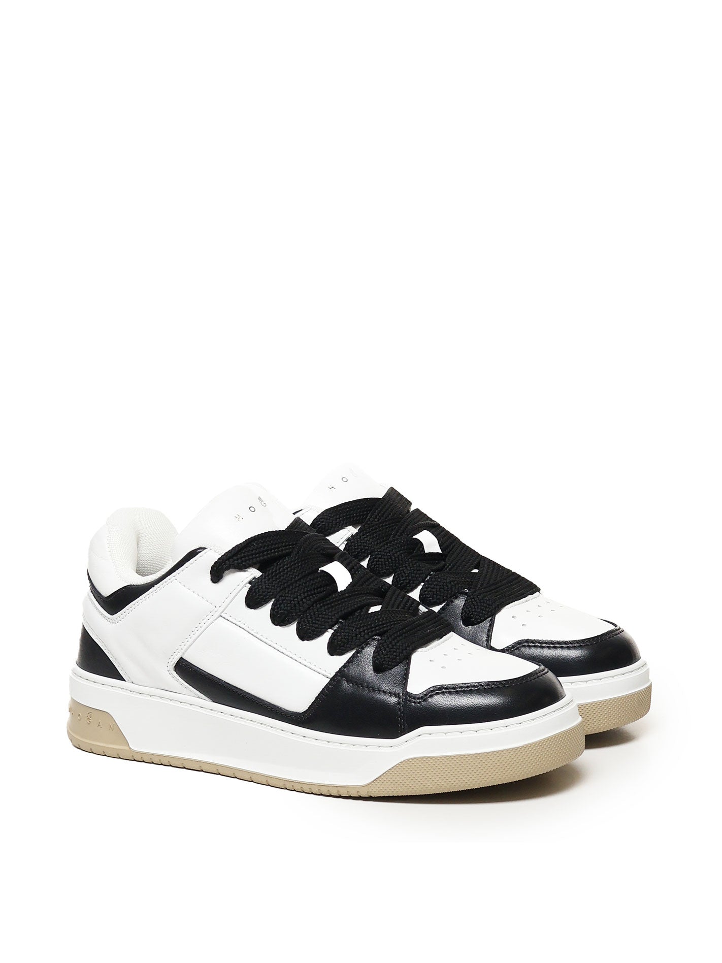 Hogan Sneakers White, Black Suede
