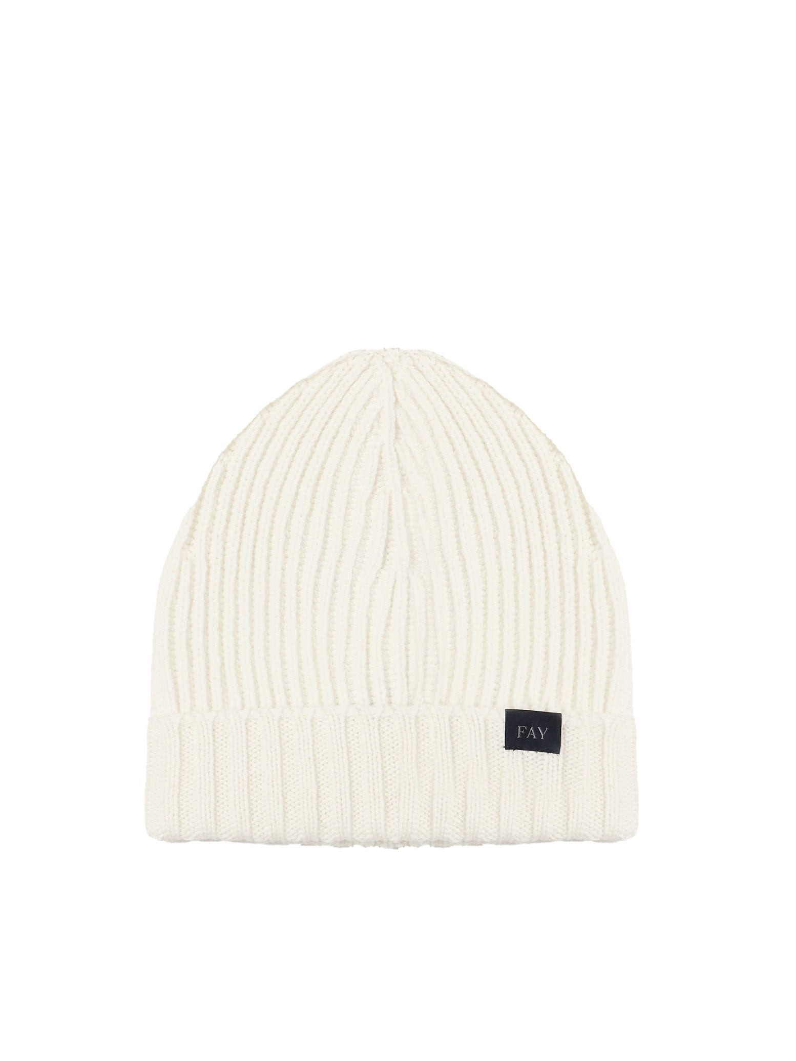 Fay Hats White Milk Wool