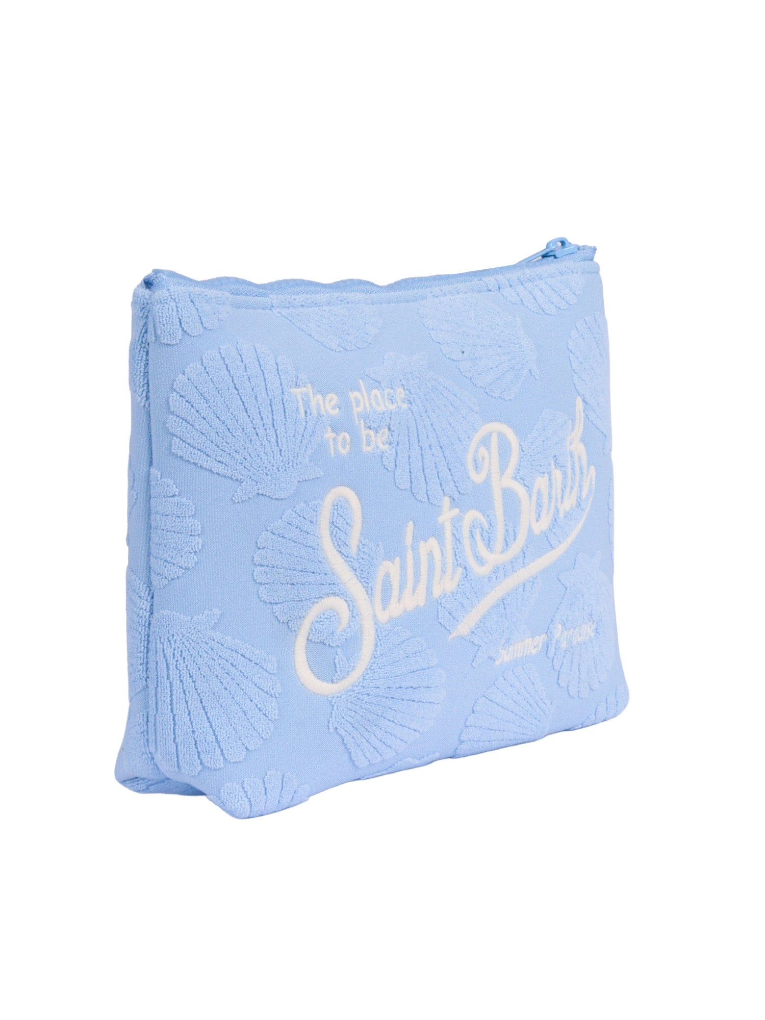 Aline Sponge-Terry Embossed Shell 31 Emb Light Blue Sbr Polyester Handbag