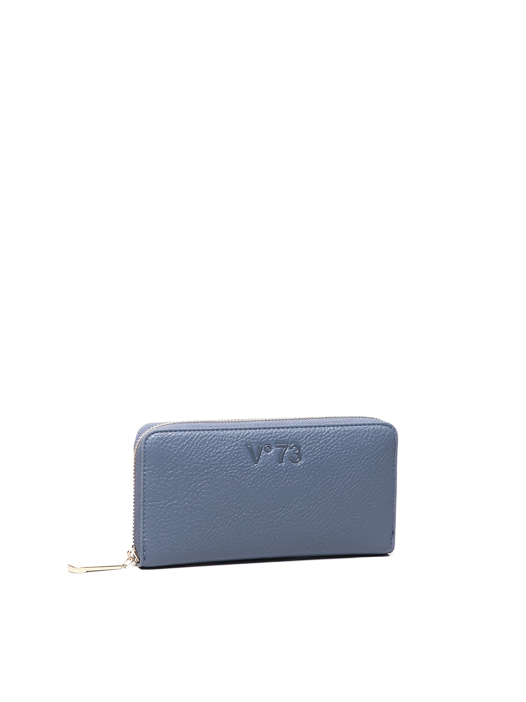 V° 73 Wallets Avion Blue Ecoleather