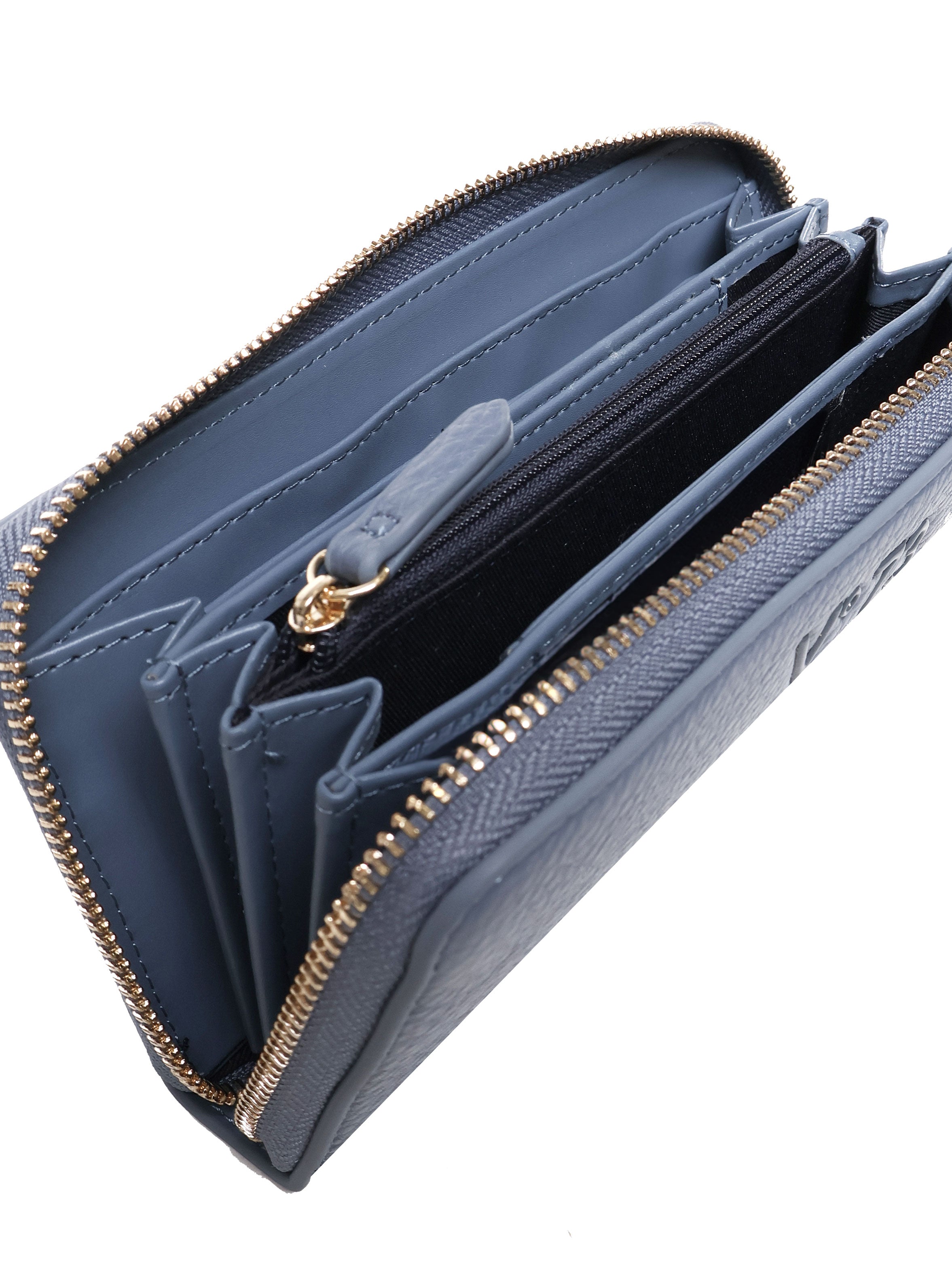 V° 73 Wallets Avion Blue Ecoleather