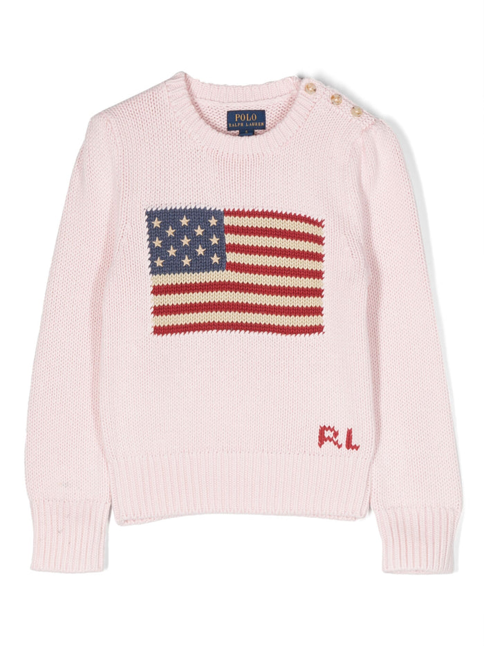 Pullover Pink & Purple Maglia