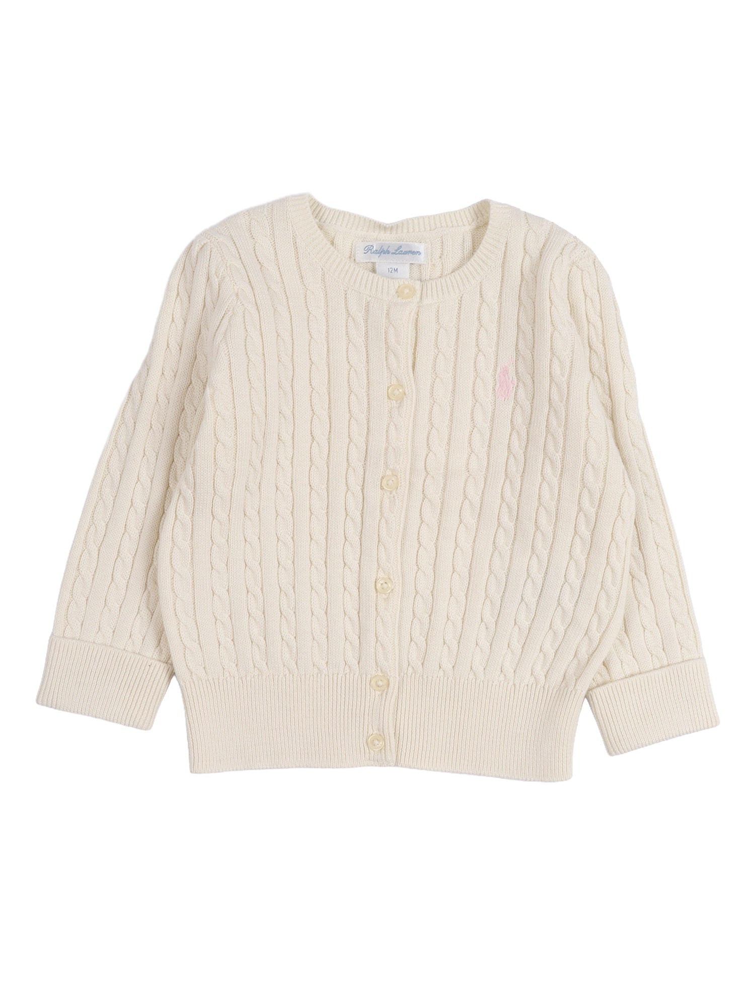 MINI CABLE-TOPS-SWEATER White Cotton Cardigan