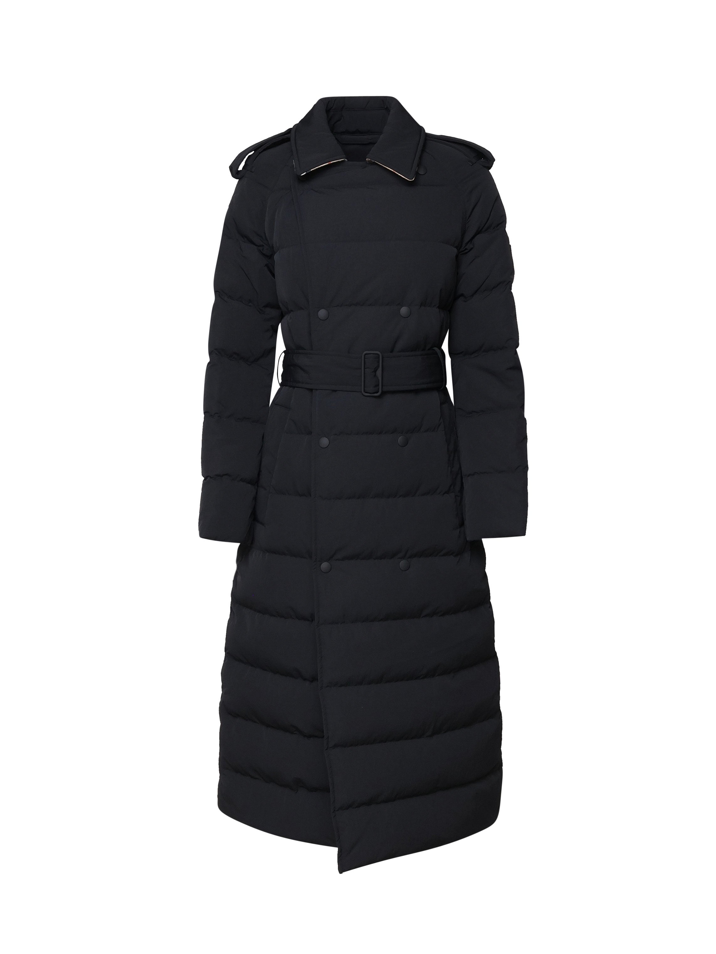 Burberry Coats Black Polyamide (nylon)