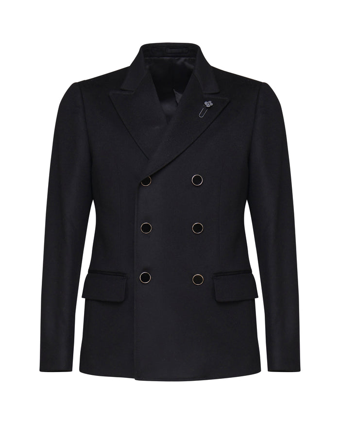 Lardini Jackets Black Pure Lana Vergine