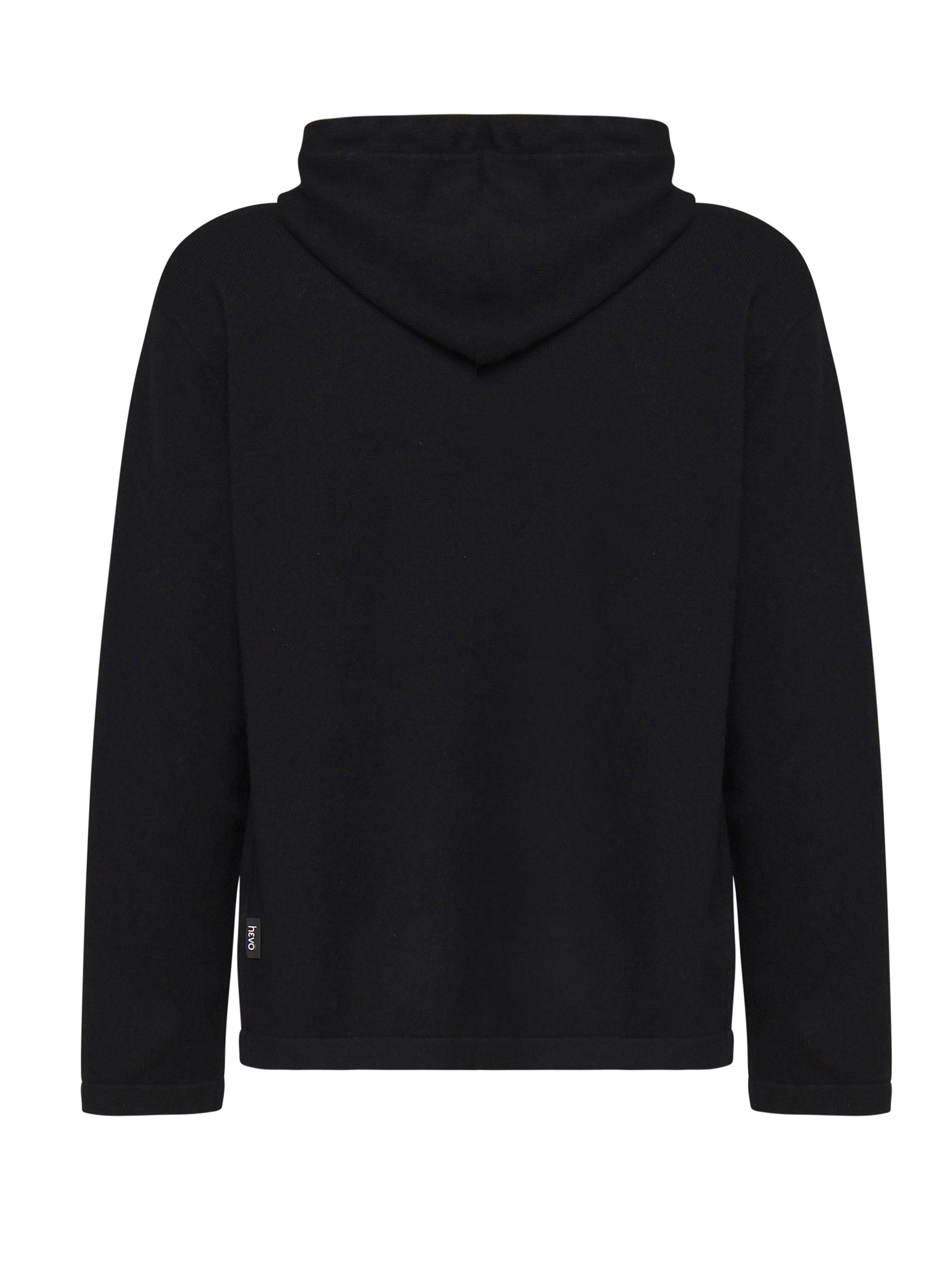 Hevo Sweaters Black Cotton