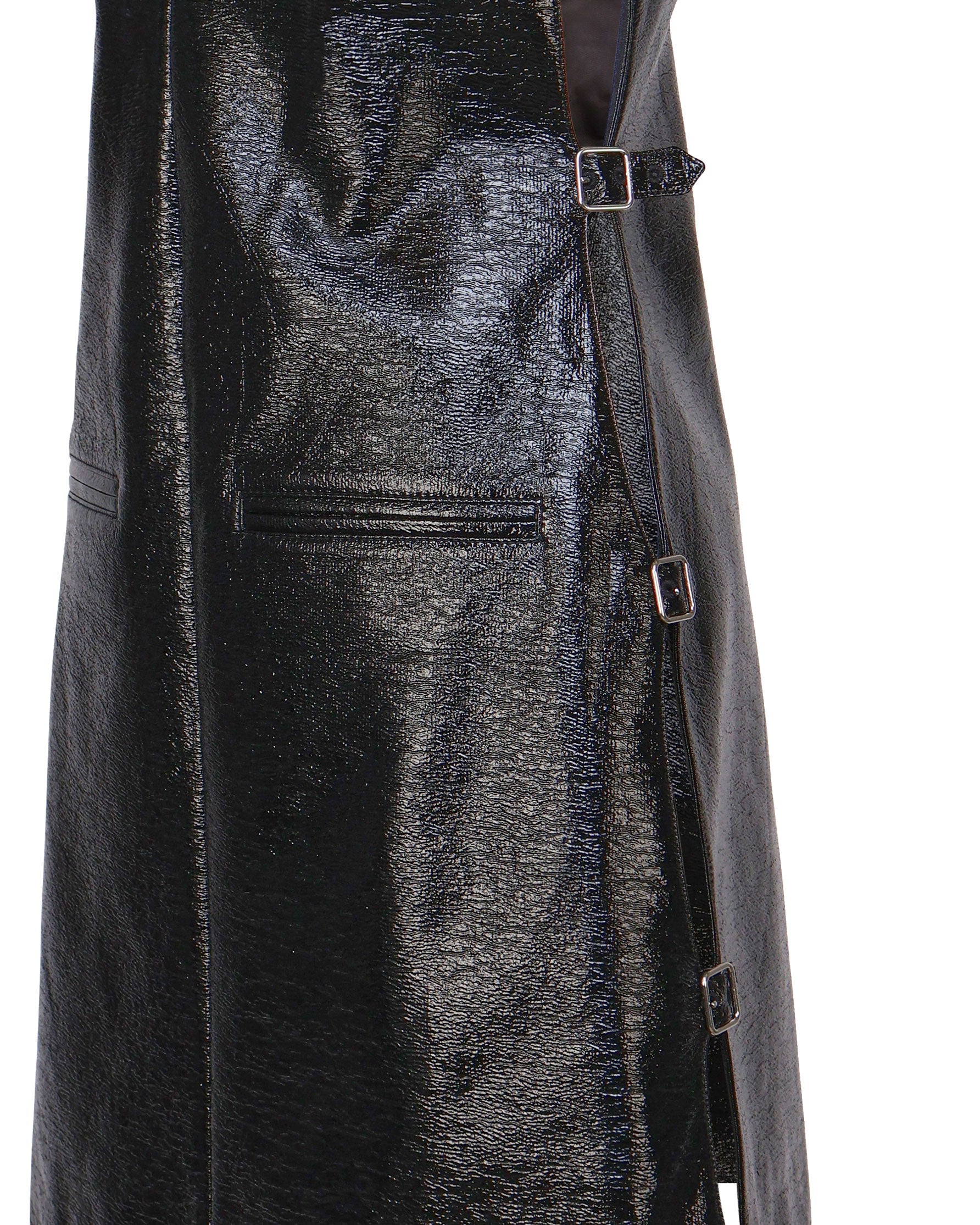 Courreges Dresses Black Cotone Poliuretano Elastane