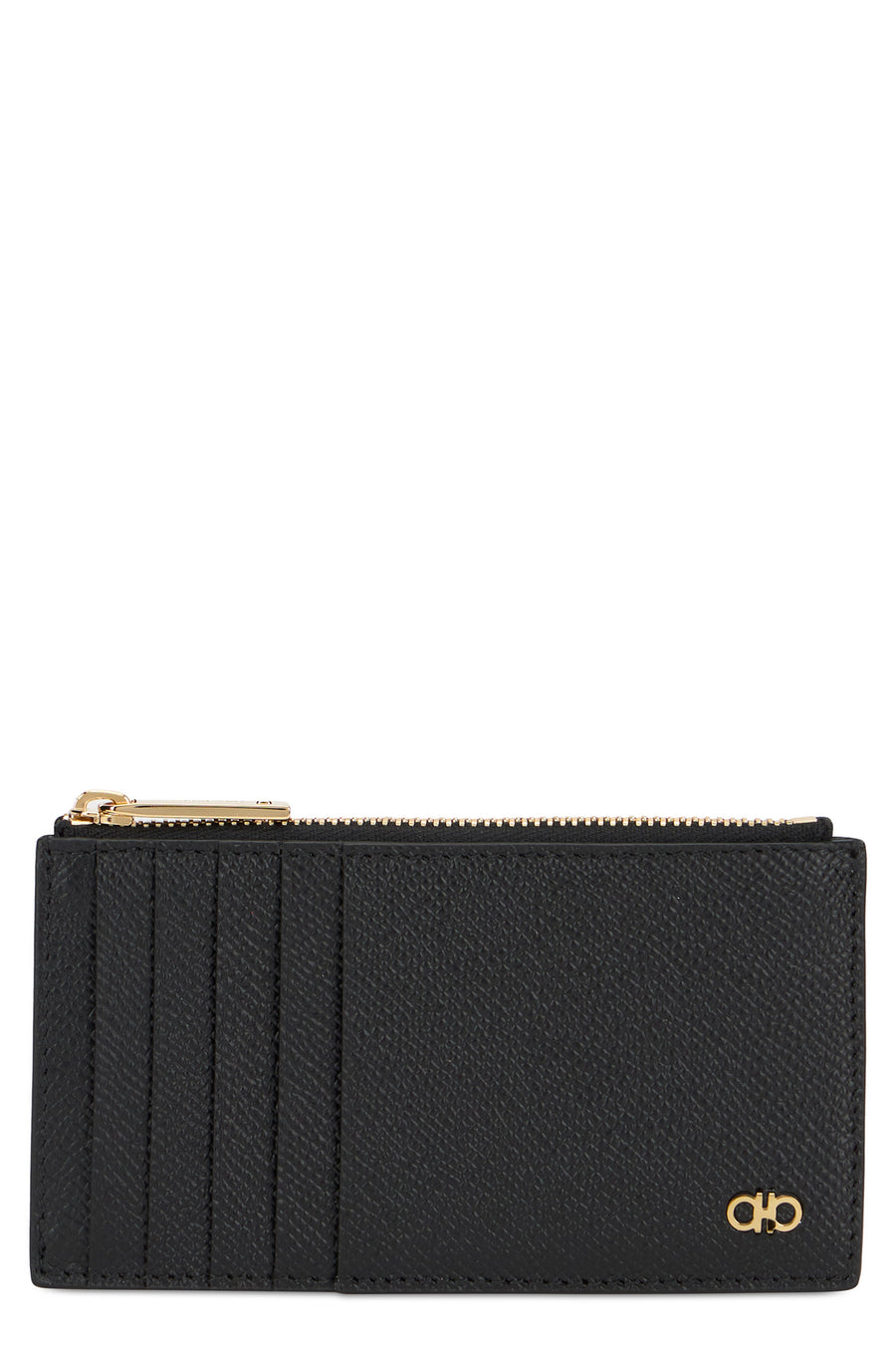 Card Holder Gancini Black Calfskin Wallets & Cardholders
