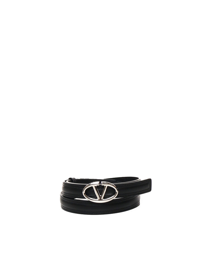 Valentino Garavani Belts Black Calfskin