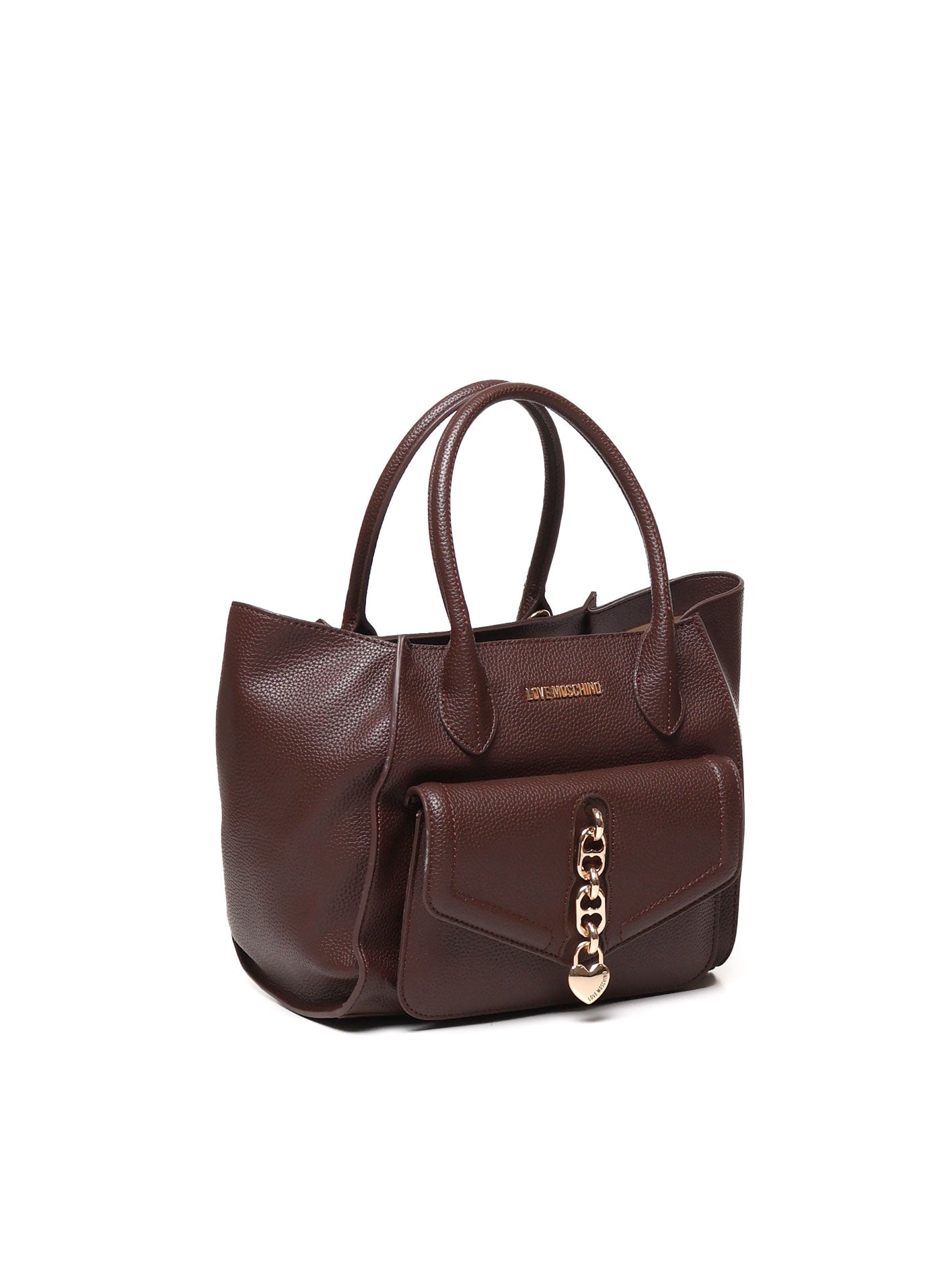 Love Moschino Bags Dark Brown Leather