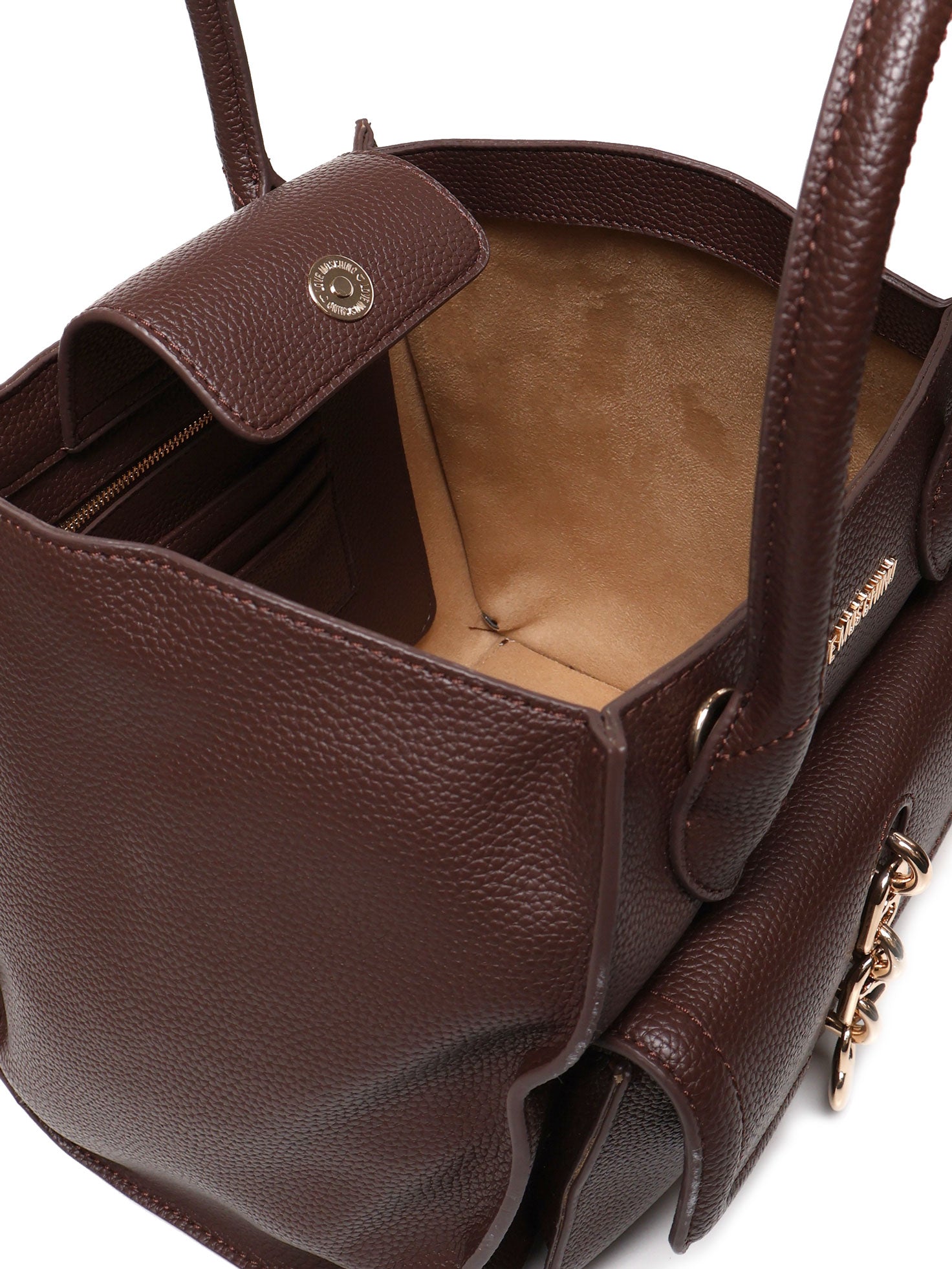 Love Moschino Bags Dark Brown Leather