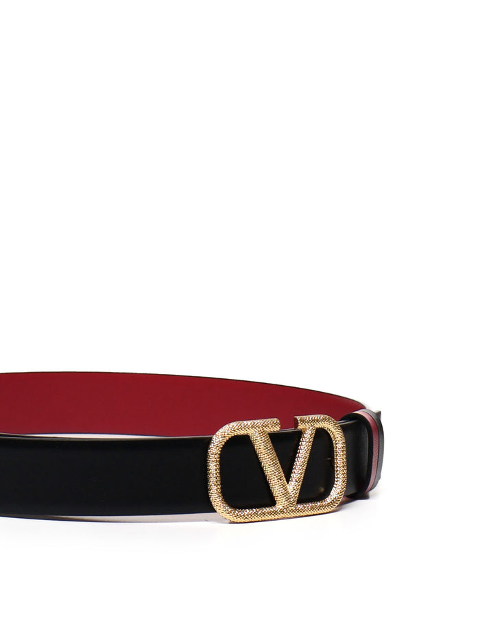 Valentino Garavani Belts Black, Red