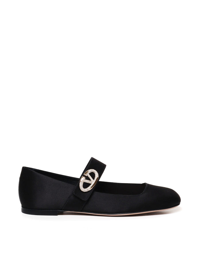 Valentino Garavani Flat Shoes Black Sevi
