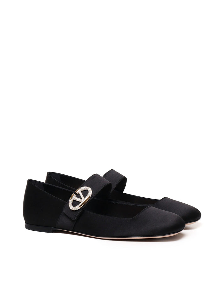 Valentino Garavani Flat Shoes Black Sevi