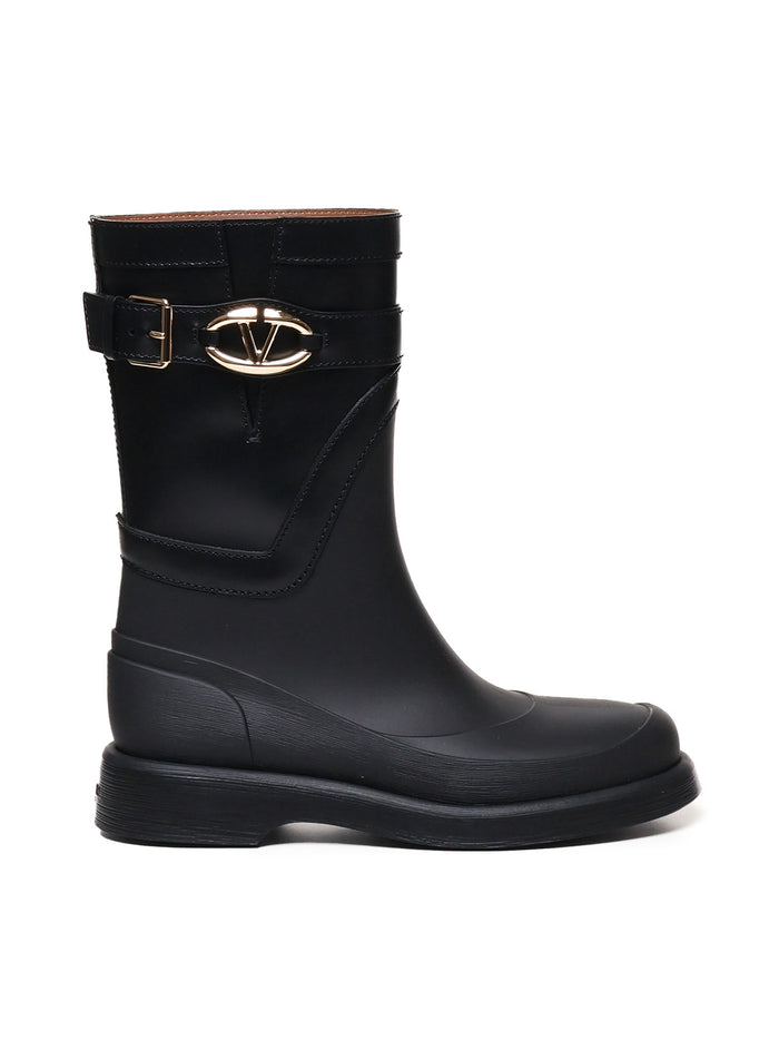 Valentino Garavani Boots Black Calfskin