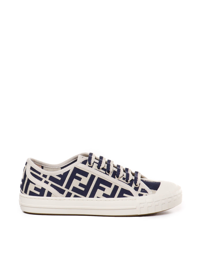 Fendi Sneakers Beige, Blue Co+interno:co