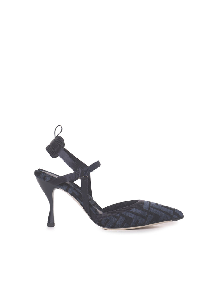 Fendi With Heel Nero Blu+blu+drk.blu