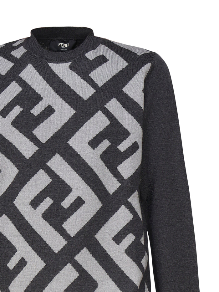 Fendi Sweaters Grey