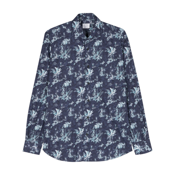 Shirt Mazzarelli Blue Cotton: 100