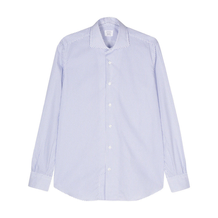 Shirt Mazzarelli White/blue Cotton: 100