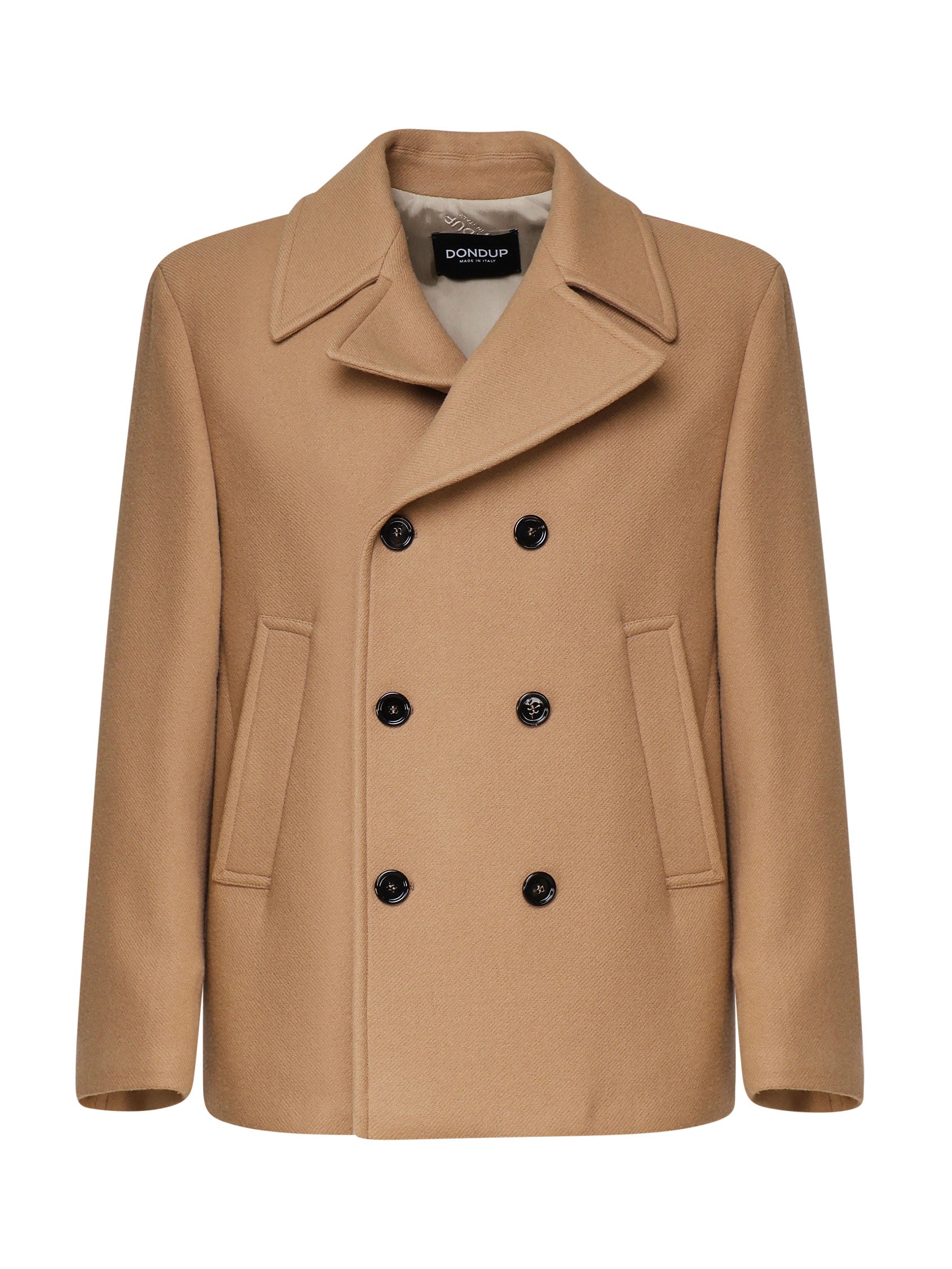Dondup Coats Cinnamon Wool