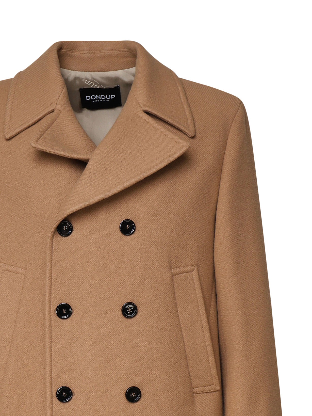 Dondup Coats Cinnamon Wool
