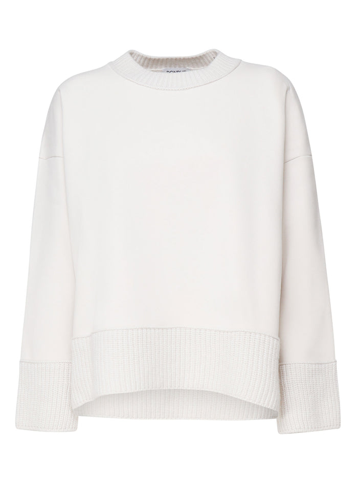 Dondup Sweaters Alabaster Blended Cotton
