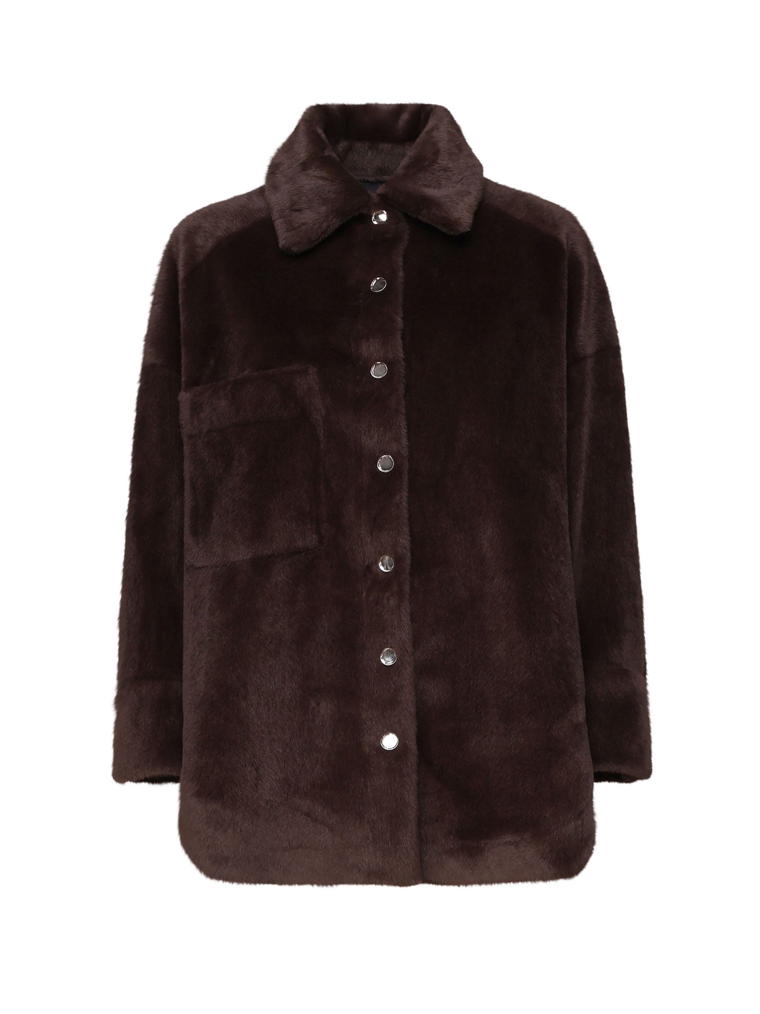 Pinko Coats Dark Brown