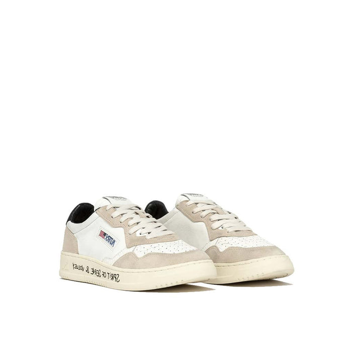 Autry Medalist Low Sneakers White Goat Leather
