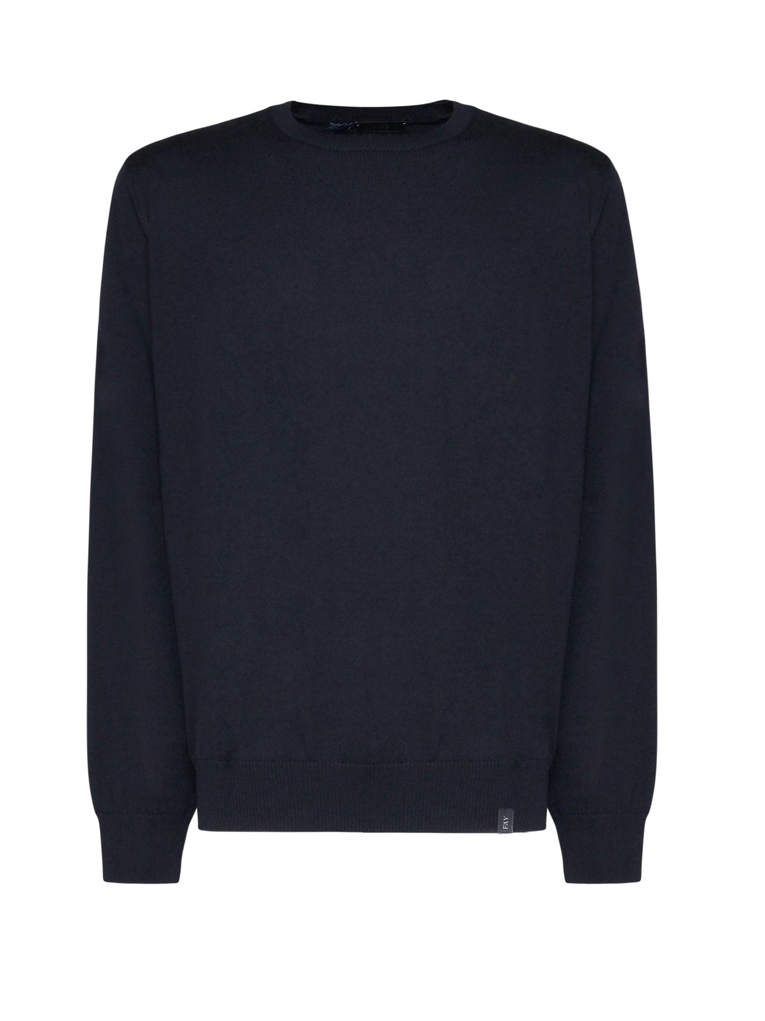 Fay Sweaters Blue Wool