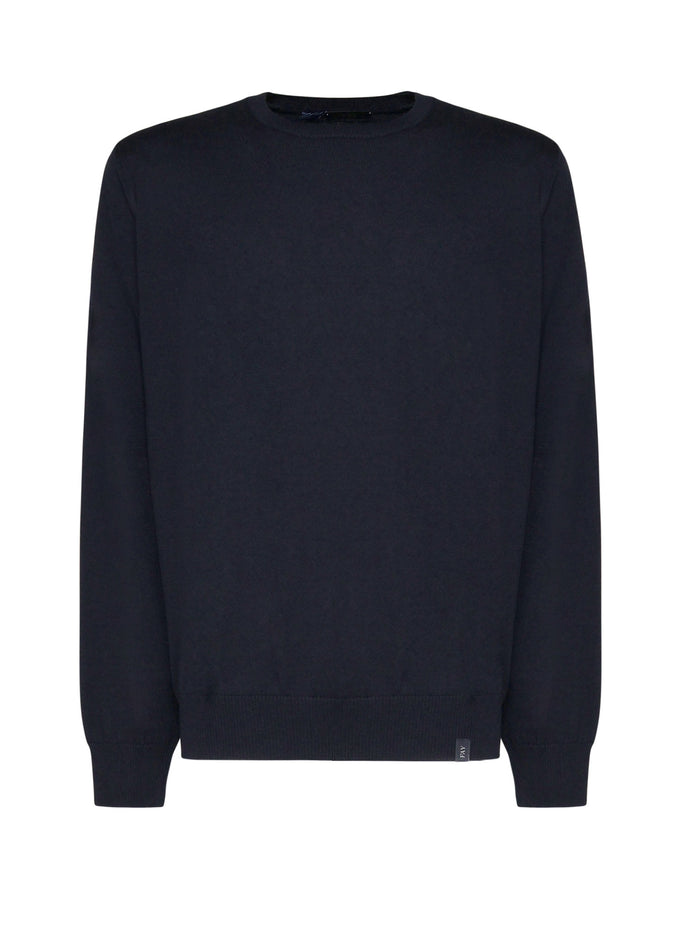 Fay Sweaters Blue Wool