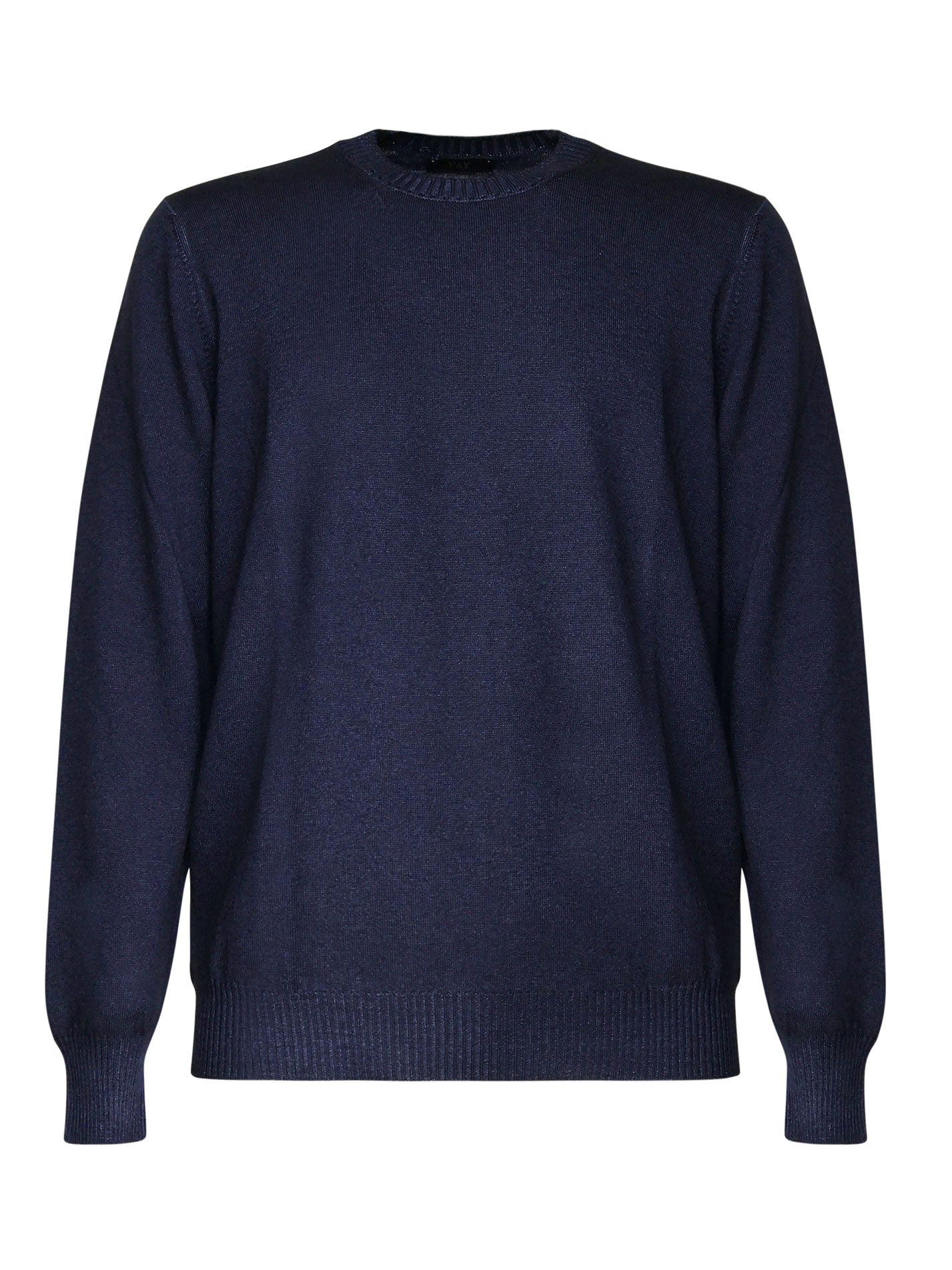 Fay Sweaters Blue Virgin Wool