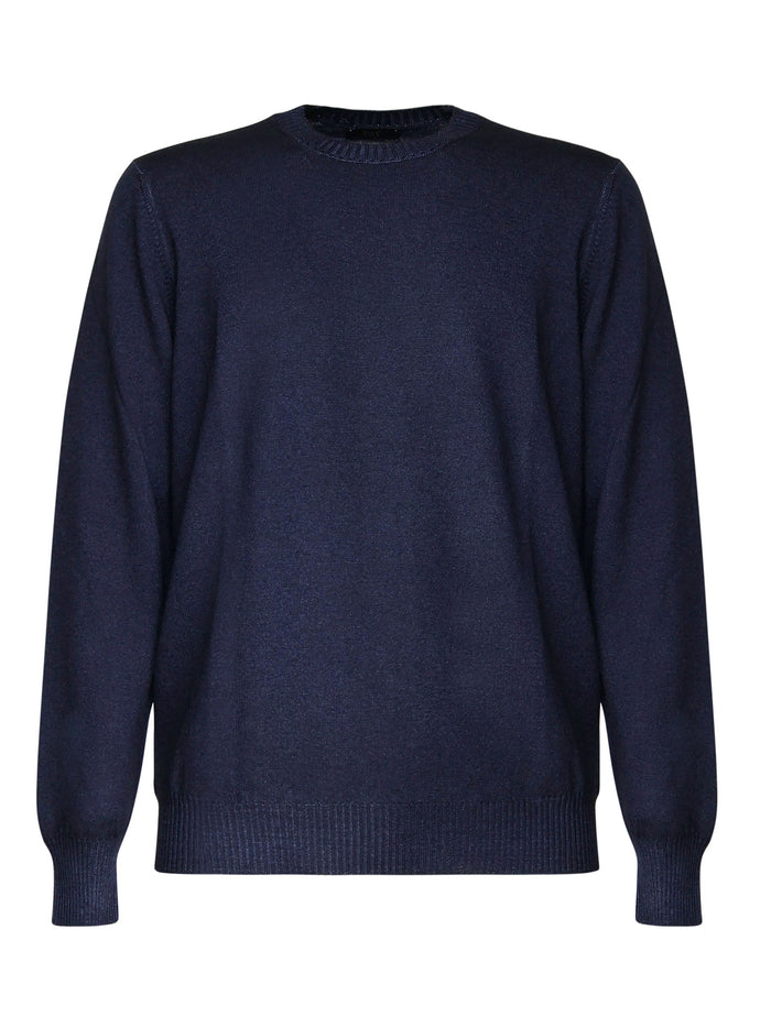 Fay Sweaters Blue Virgin Wool
