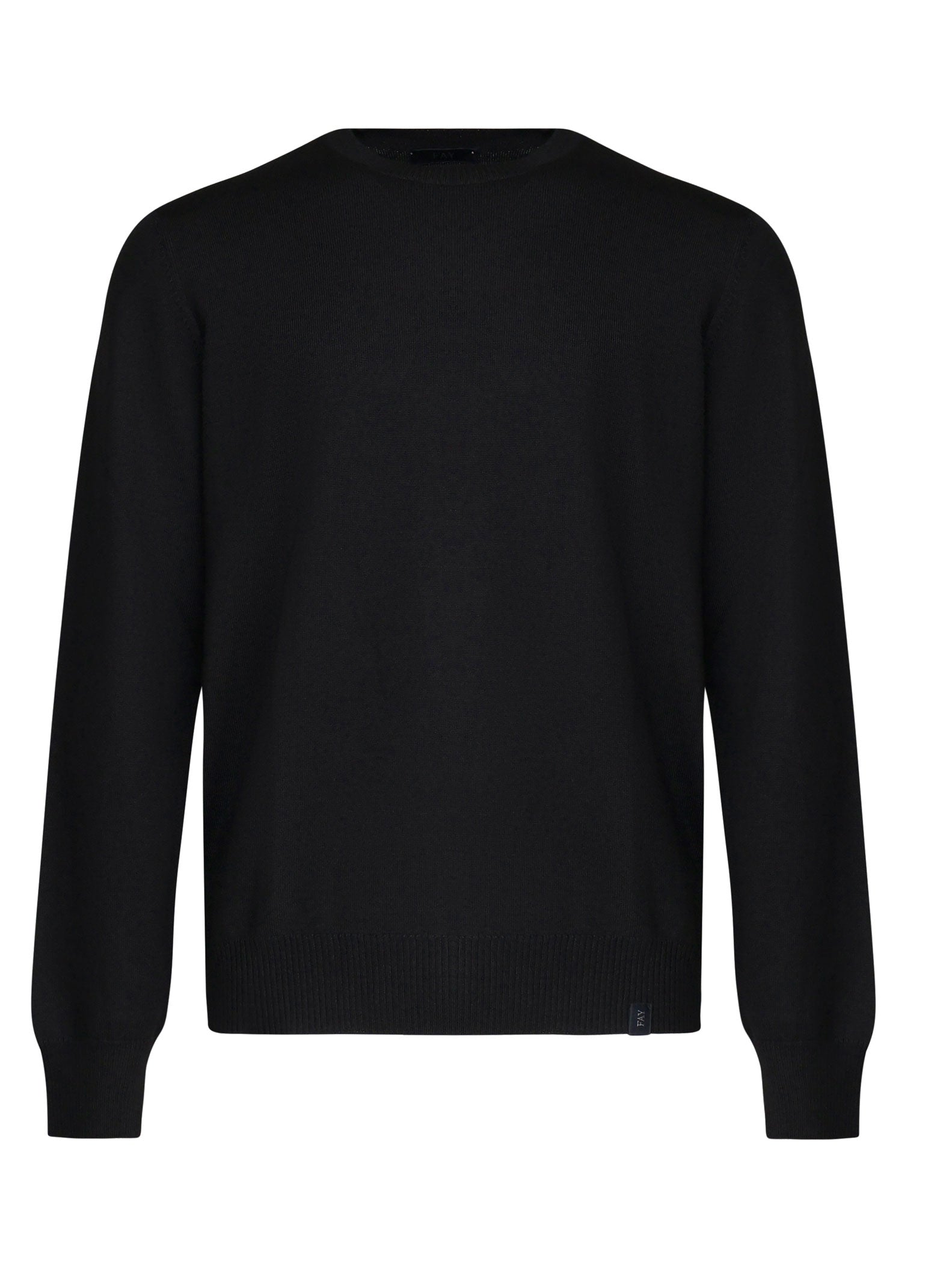 Fay Sweaters Black Wool