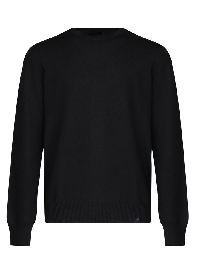 Fay Sweaters Black Wool