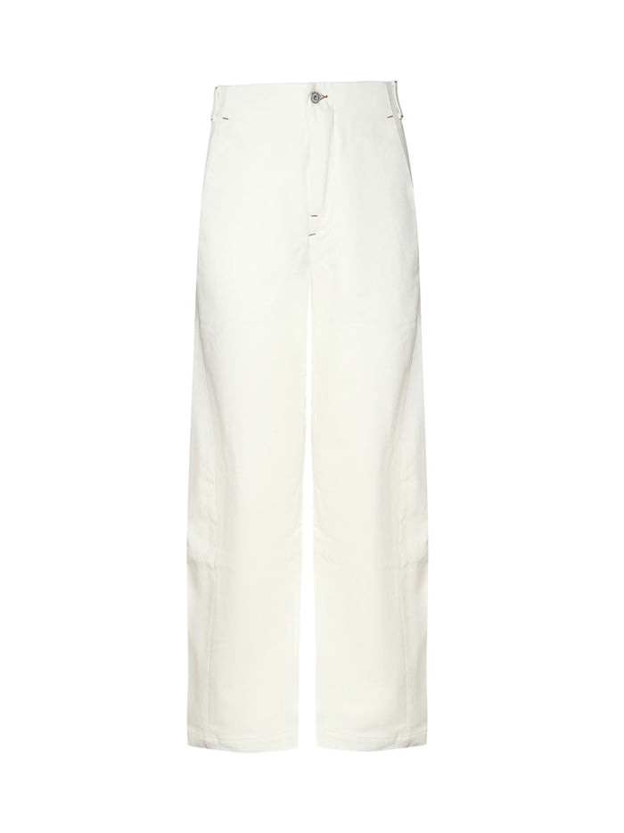Jacquemus Jeans Off-white Principal:coton